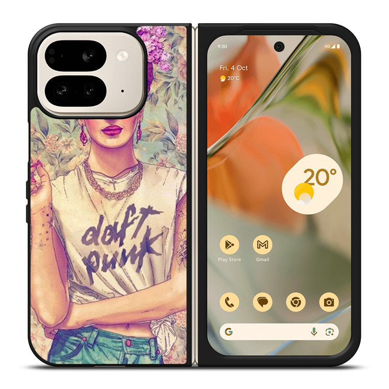 FRIDA KAHLO DAFT PUNK Google Pixel 9 Pro Fold Case FRIDA KAHLO DAFT PUNK Google Pixel 9 Pro Fold Case