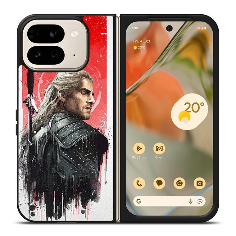 GERALT THE WITCHER ART Google Pixel 9 Pro Fold Case