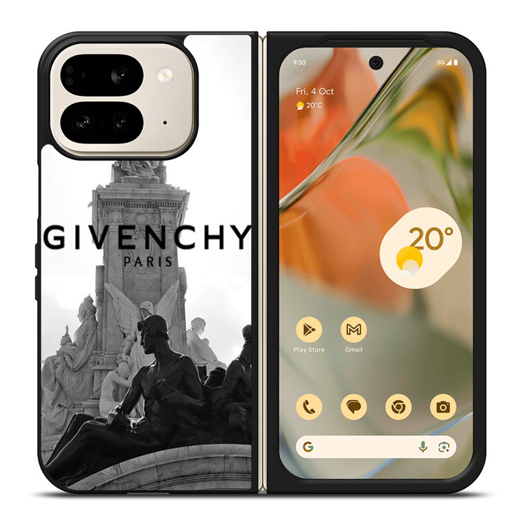 GIVENCHY PARIS LOGO 3 Google Pixel 9 Pro Fold Case GIVENCHY PARIS LOGO 3 Google Pixel 9 Pro Fold Case