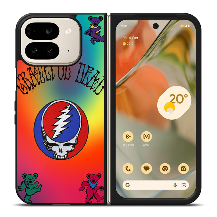 GRATEFUL DEAD LOGO Google Pixel 9 Pro Fold Case GRATEFUL DEAD LOGO Google Pixel 9 Pro Fold Case