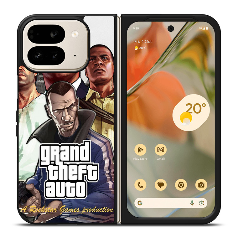 GTA GRAND THEFT AUTO Google Pixel 9 Pro Fold Case GTA GRAND THEFT AUTO Google Pixel 9 Pro Fold Case
