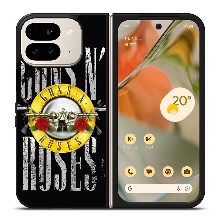 GUN AND ROSES LOGO 2 Google Pixel 9 Pro Fold Case GUN AND ROSES LOGO 2 Google Pixel 9 Pro Fold Case