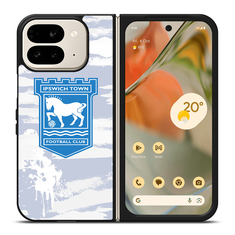 IPSWICH TOWN FC LOGO Google Pixel 9 Pro Fold Case IPSWICH TOWN FC LOGO Google Pixel 9 Pro Fold Case