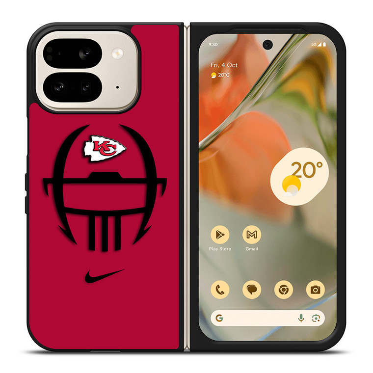 KANSAS CITY CHIEFS HELMET Google Pixel 9 Pro Fold Case KANSAS CITY CHIEFS HELMET Google Pixel 9 Pro Fold Case