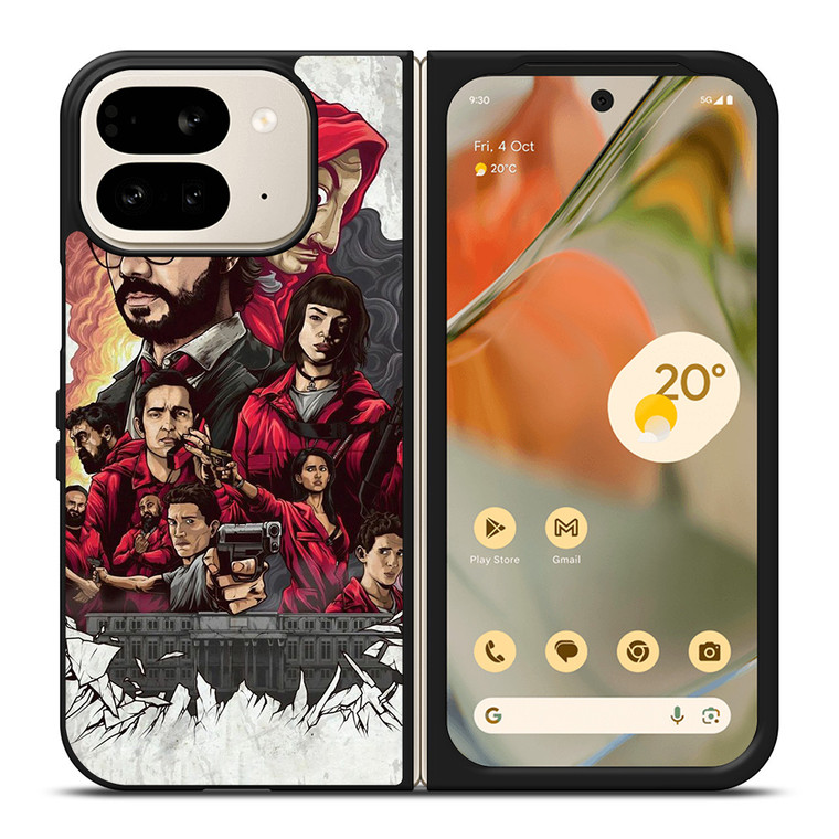 LA CASA DE PAPEL MONEY HEIST Google Pixel 9 Pro Fold Case LA CASA DE PAPEL MONEY HEIST Google Pixel 9 Pro Fold Case