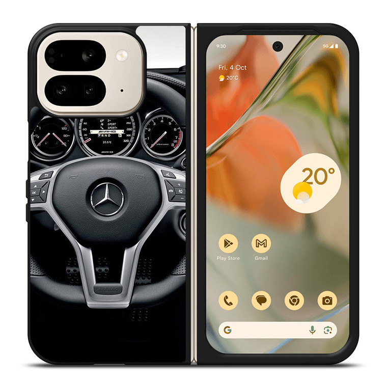MERCEDES BENZ STEERING WHEEL Google Pixel 9 Pro Fold Case