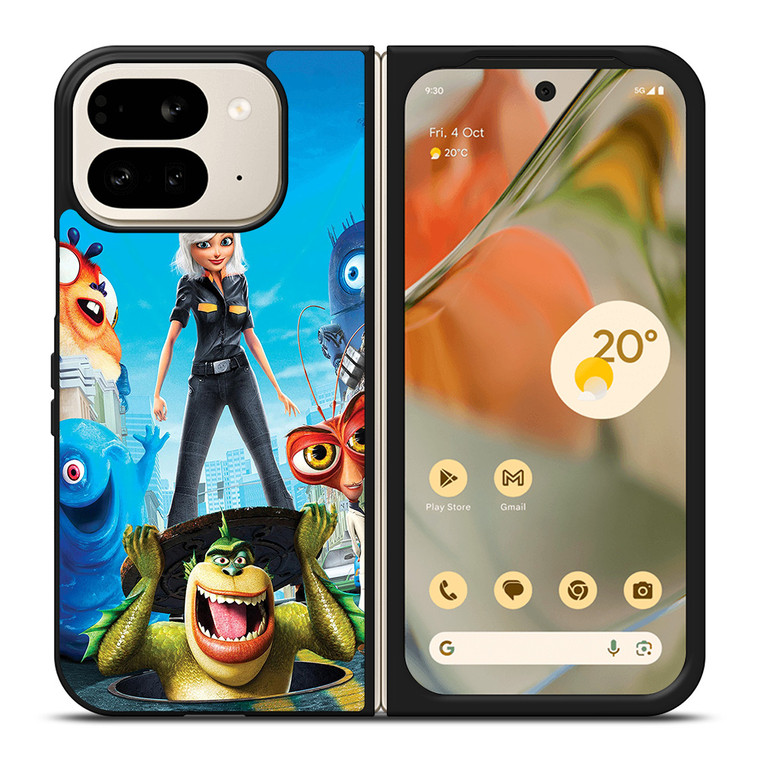 MONSTER VS ALIENS CARTOON Google Pixel 9 Pro Fold Case