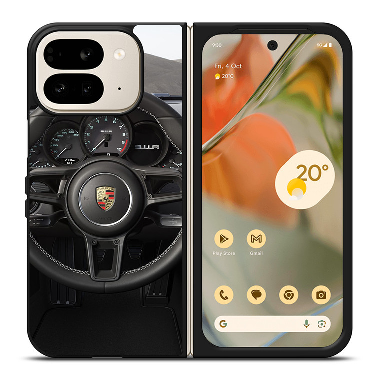 PORSCHE STEERING WHEEL 2 Google Pixel 9 Pro Fold Case PORSCHE STEERING WHEEL 2 Google Pixel 9 Pro Fold Case