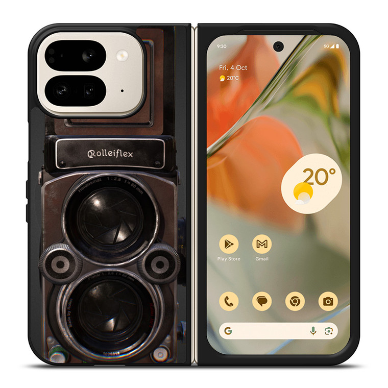 ROLLEIFLEX VINTAGE CAMERA 3 Google Pixel 9 Pro Fold Case