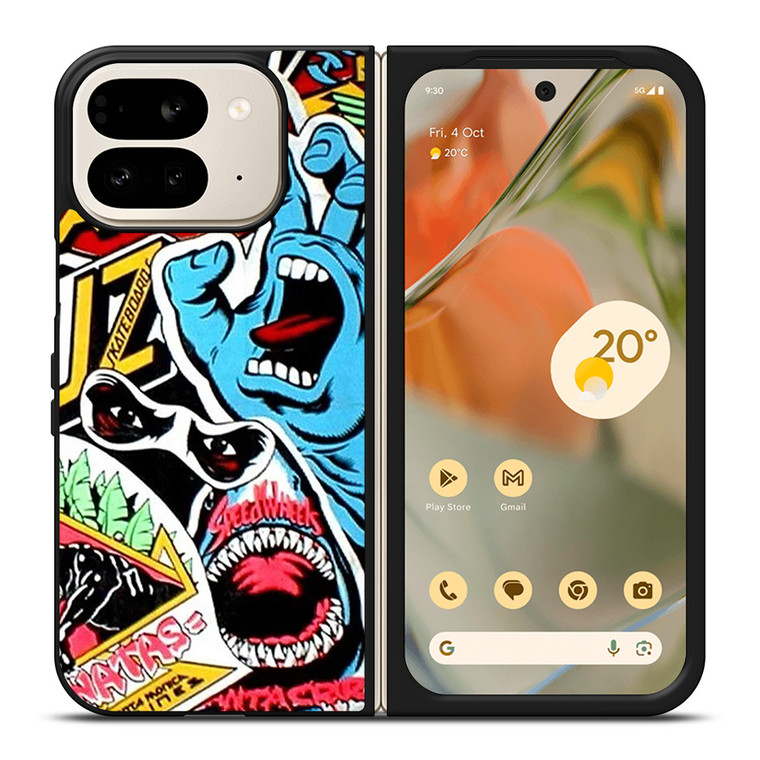 SANTA CRUZ SKATEBOARD 3 Google Pixel 9 Pro Fold Case