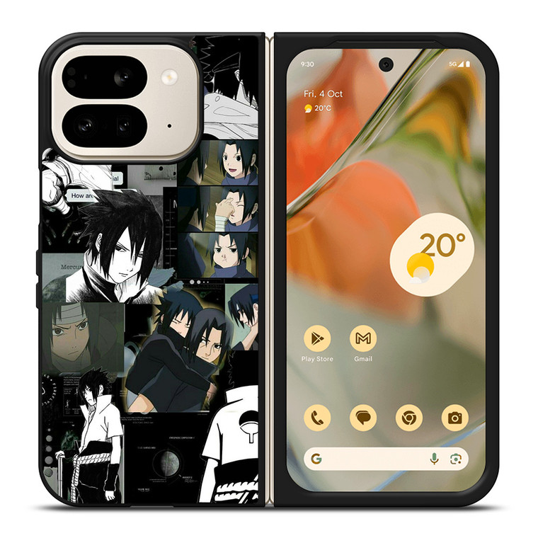 SASUKE UCHIHA COLLAGE 2 Google Pixel 9 Pro Fold Case