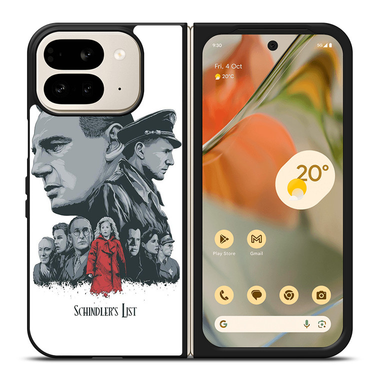SCHINDLER'S LIST CHARACTERS ART Google Pixel 9 Pro Fold Case