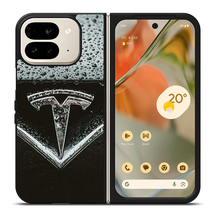 TESLA CAR LOGO 3 Google Pixel 9 Pro Fold Case