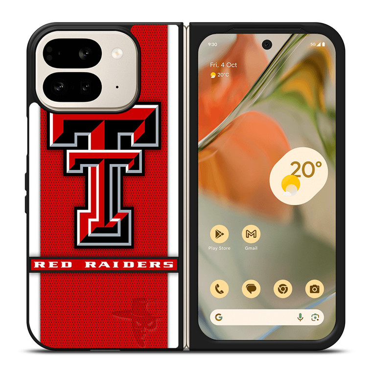 TEXAS TECH RED RAIDERS LOGO Google Pixel 9 Pro Fold Case