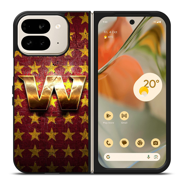 WASHINGTON COMMANDERS LOGO 2 Google Pixel 9 Pro Fold Case