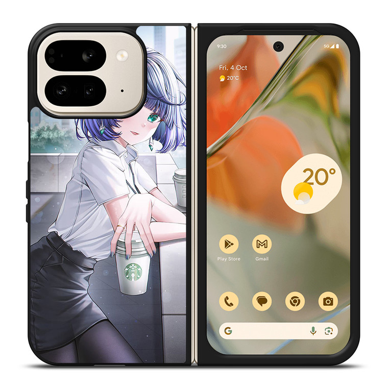 YELAN GENSHIN IMPACT STARBUCKS Google Pixel 9 Pro Fold Case