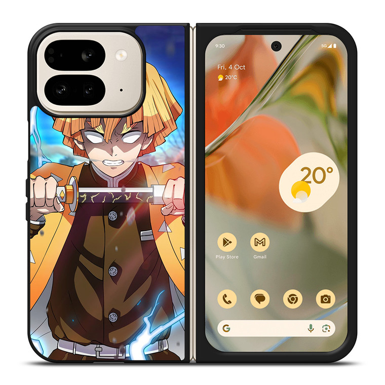 ZENITSU AGATSUMA DEMON SLAYER 4 Google Pixel 9 Pro Fold Case