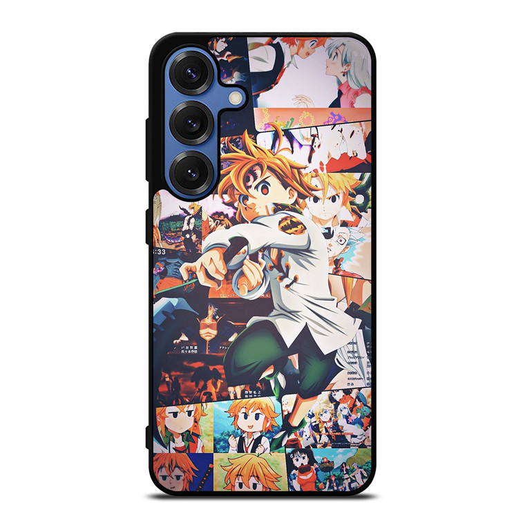 7 DEADLY SINS MELIODAS COLLAGE 2 Samsung Galaxy S25 Case