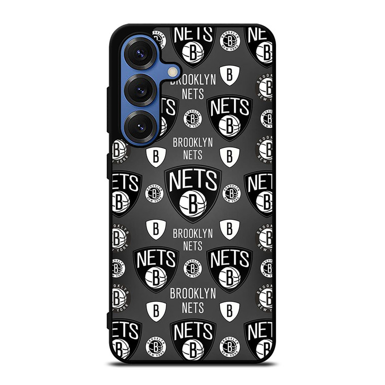 BROOKLYN NETS PATTERN Samsung Galaxy S25 Case