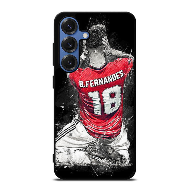 BRUNO FERNANDES MANCHESTER UNITED 2 Samsung Galaxy S25 Case