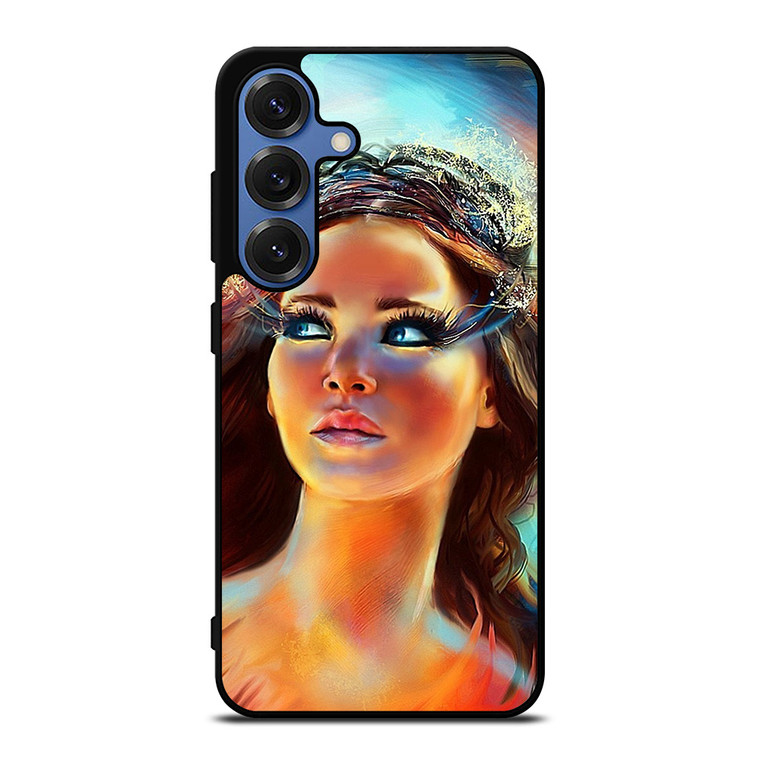 JENNIFER LAWRENCE ART Samsung Galaxy S25 Case