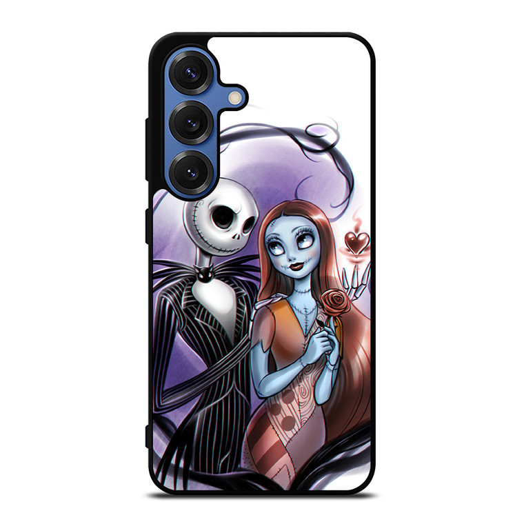 NIGHTMARE BEFORE CHRISTMAS JACK AND SALLY Samsung Galaxy S25 Case
