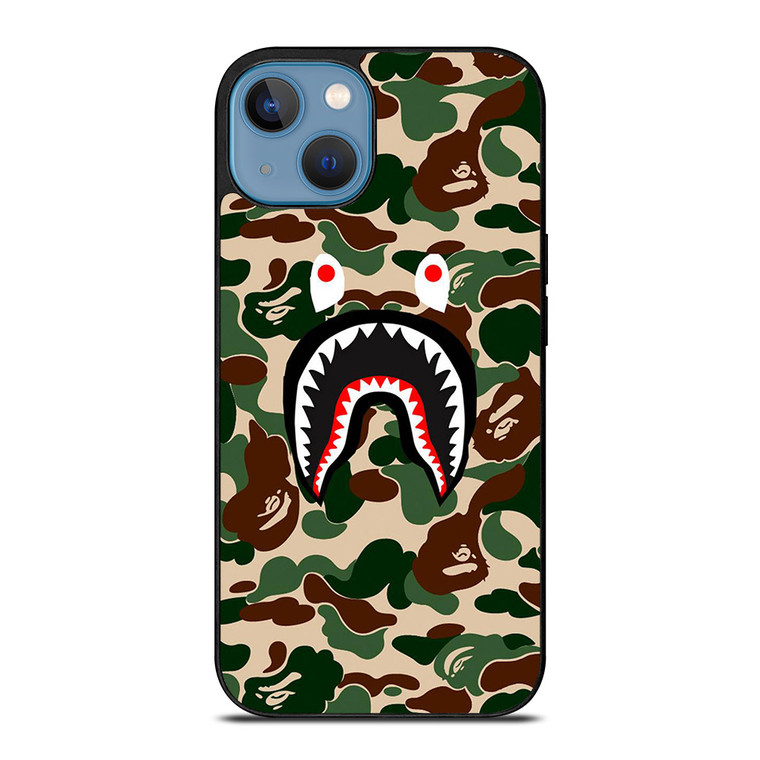 BAPE SHARK FACE CAMO iPhone 13 Case