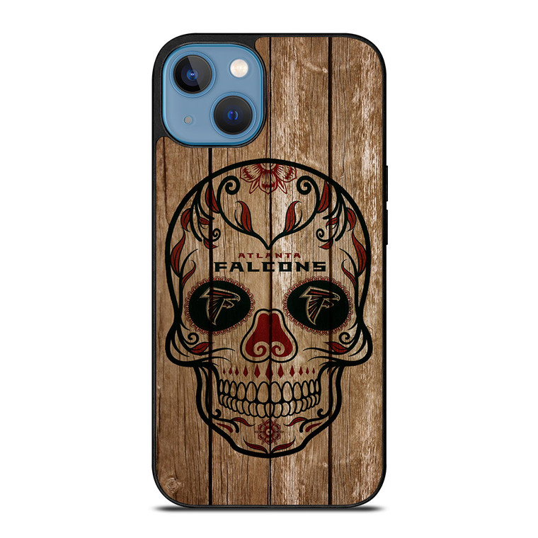 ATLANTA FALCONS SKULL iPhone 13 Case