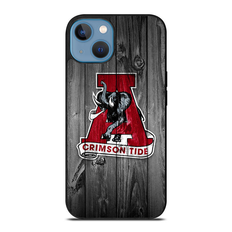 ALABAMA CRIMSON TIDE WOODEN iPhone 13 Case