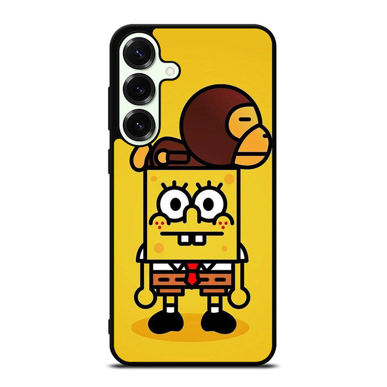 BAPE BABY MILO SPONGEBOB Samsung Galaxy S25 Plus Case
