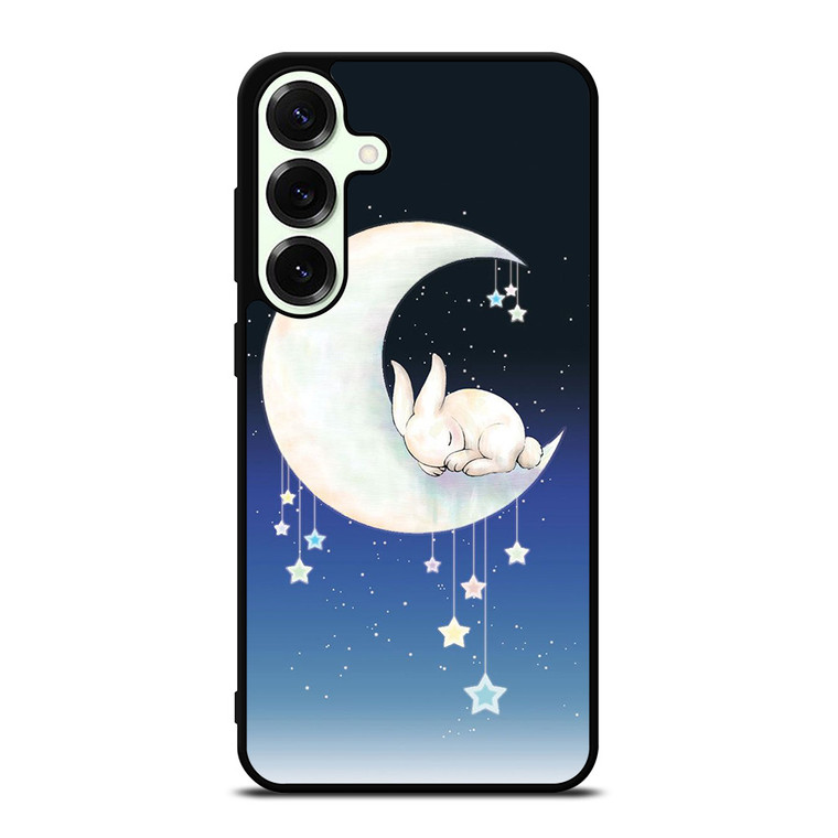 MOON BUNNY SLEEPING Samsung Galaxy S25 Plus Case