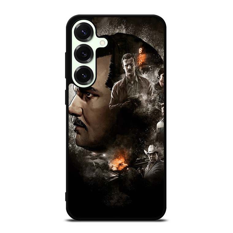 NARCOS CHARACTERS PABLO ESCOBAR Samsung Galaxy S25 Plus Case