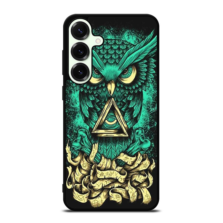 OWL SUGAR SKULL TATTOO Samsung Galaxy S25 Plus Case