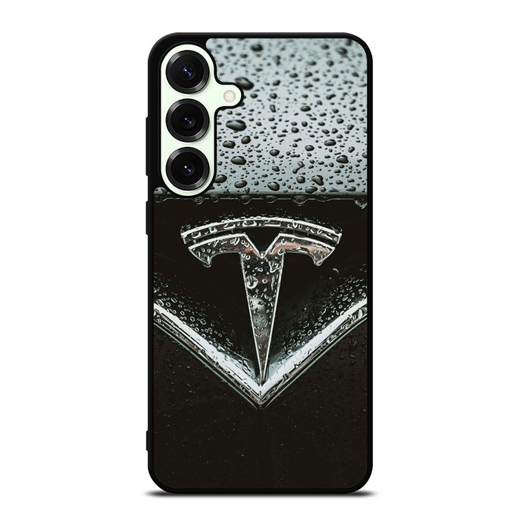 TESLA CAR LOGO 3 Samsung Galaxy S25 Plus Case