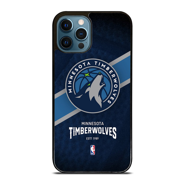 MINNESOTA TIMBERWOLVES LOGO 3 iPhone 12 Pro Max Case