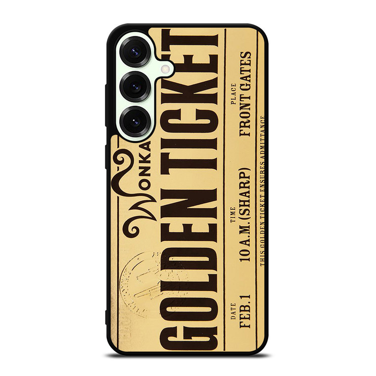 WILLY WONKA GOLDEN TICKET CHOCOLATE BAR Samsung Galaxy S25 Plus Case