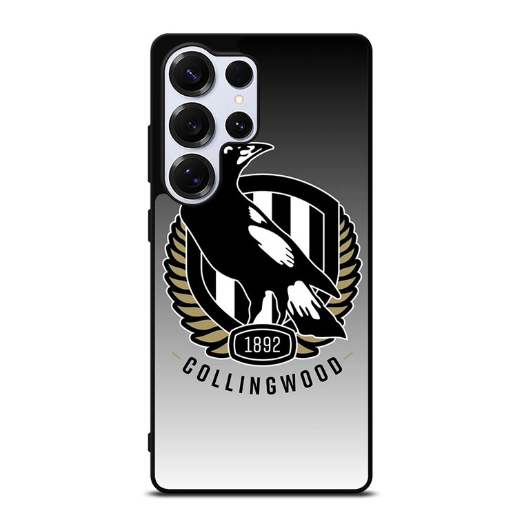 COLLINGWOOD MAGPIES ICON AFL Samsung Galaxy S25 Ultra Case