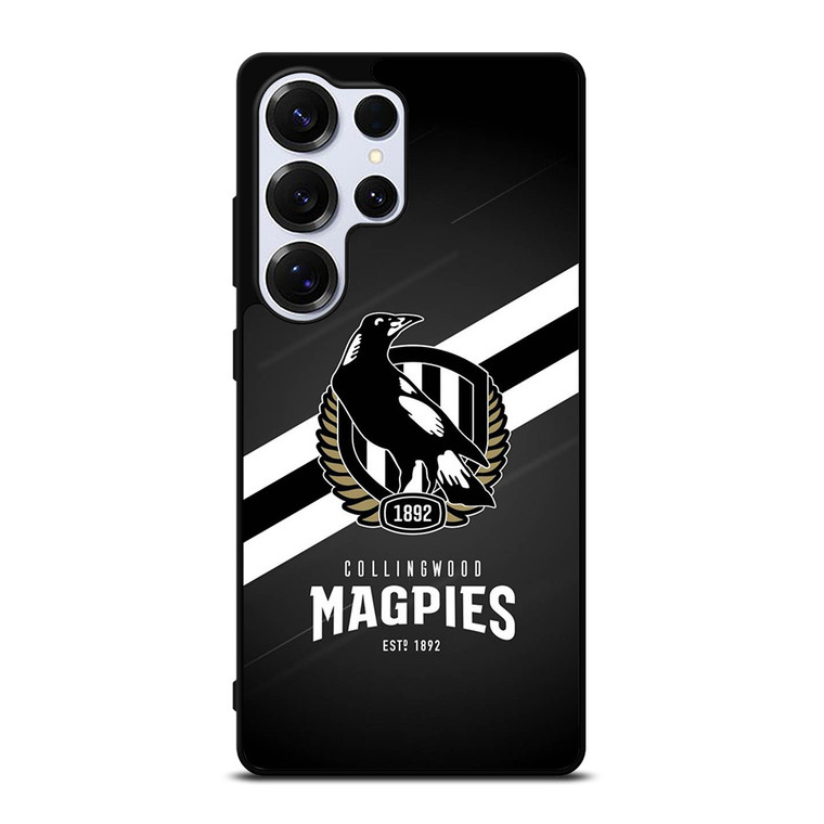COLLINGWOOD MAGPIES LOGO AFL Samsung Galaxy S25 Ultra Case