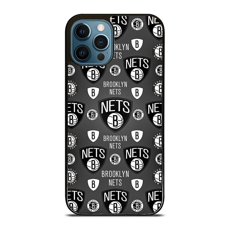 BROOKLYN NETS PATTERN iPhone 12 Pro Max Case