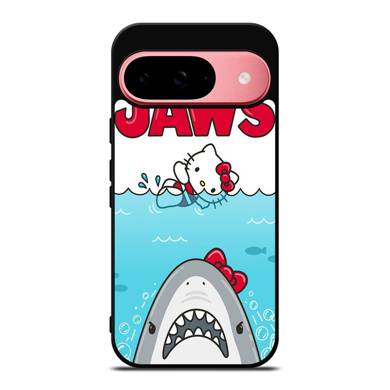 JAWS VS HELLO KITTY Google Pixel 9 Case JAWS VS HELLO KITTY Google Pixel 9 Case