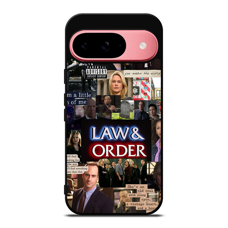 LAW AND ORDER COLLAGE Google Pixel 9 Case