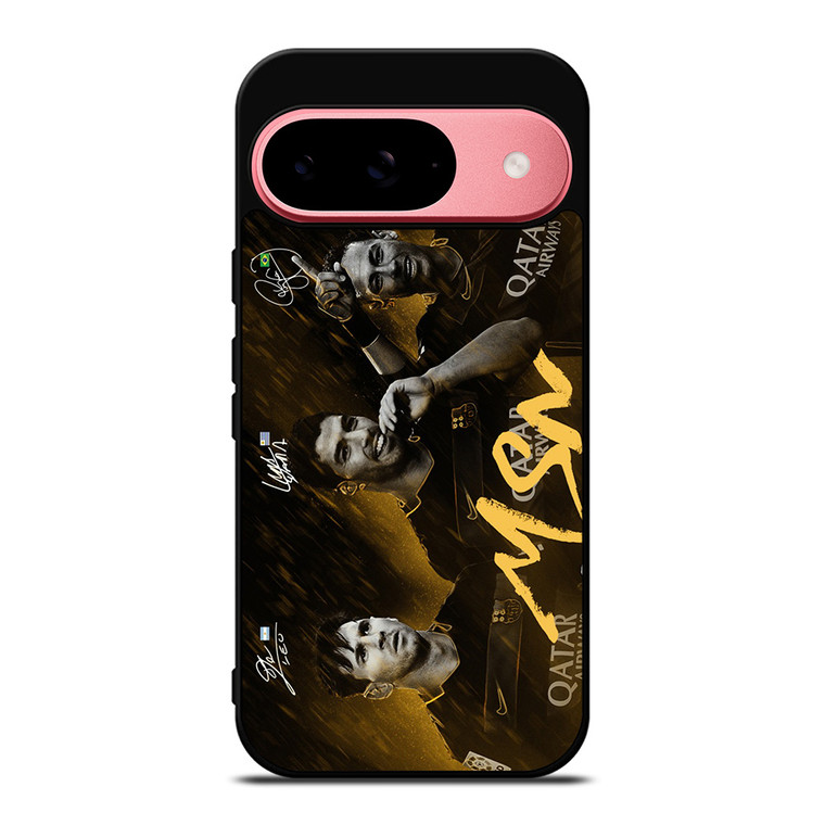 MESSI SUAREZ NEYMAR MSN BARCELONA Google Pixel 9 Case