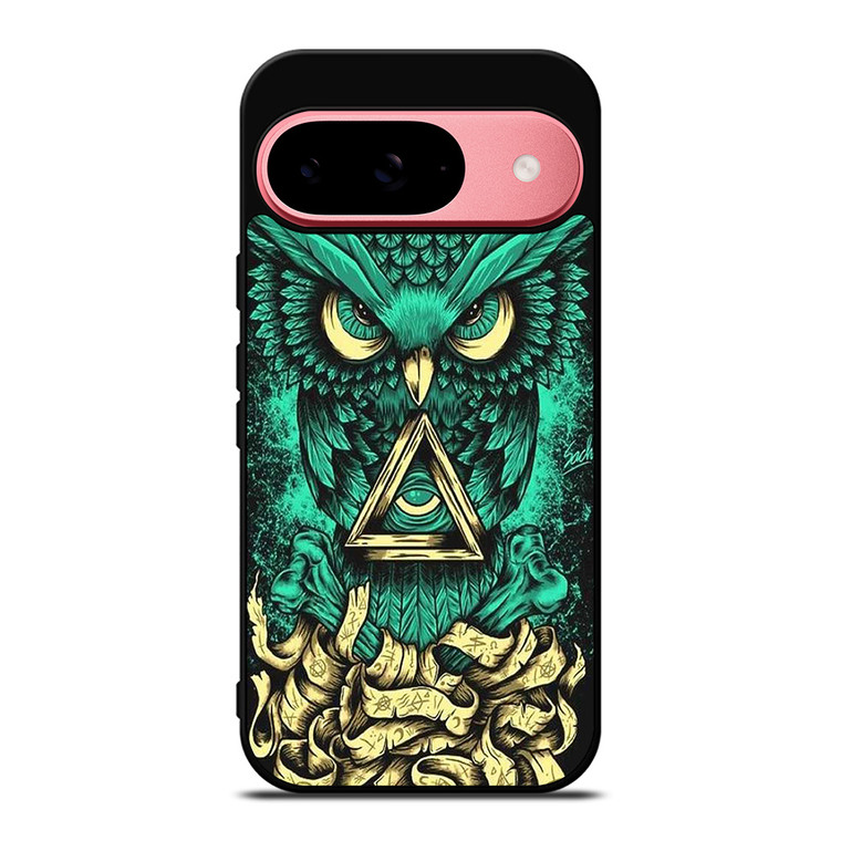 OWL SUGAR SKULL TATTOO Google Pixel 9 Case
