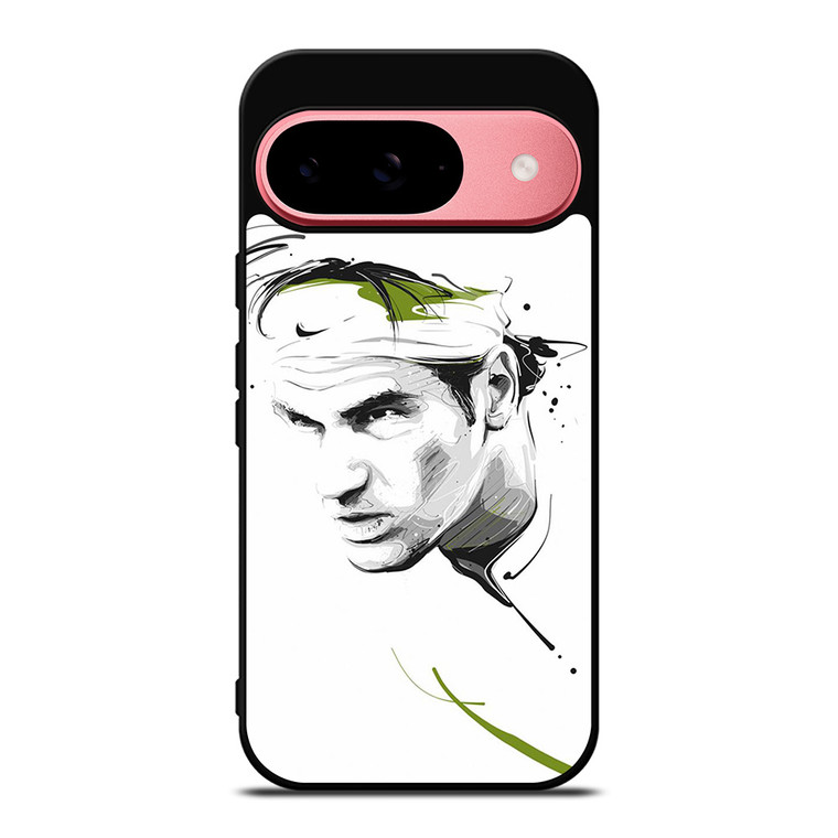 ROGER FEDERER ART Google Pixel 9 Case