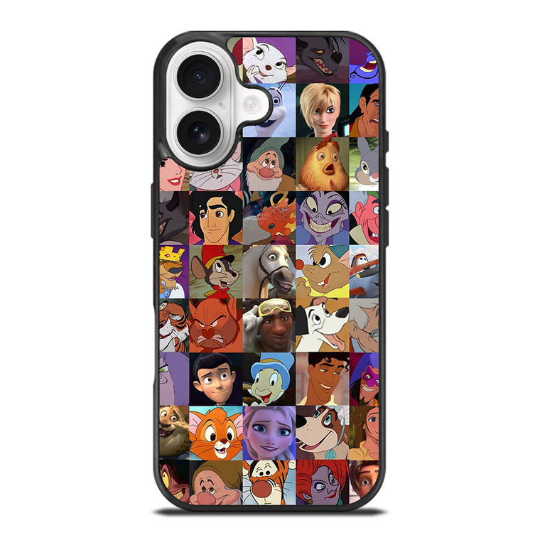 ALL DISNEY CHARACTERS COLLAGE iPhone 17 Case
