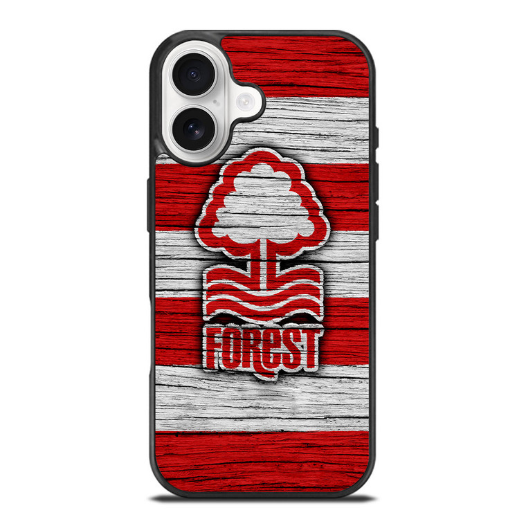 NOTTINGHAM FOREST LOGO WOODEN iPhone 17 Case