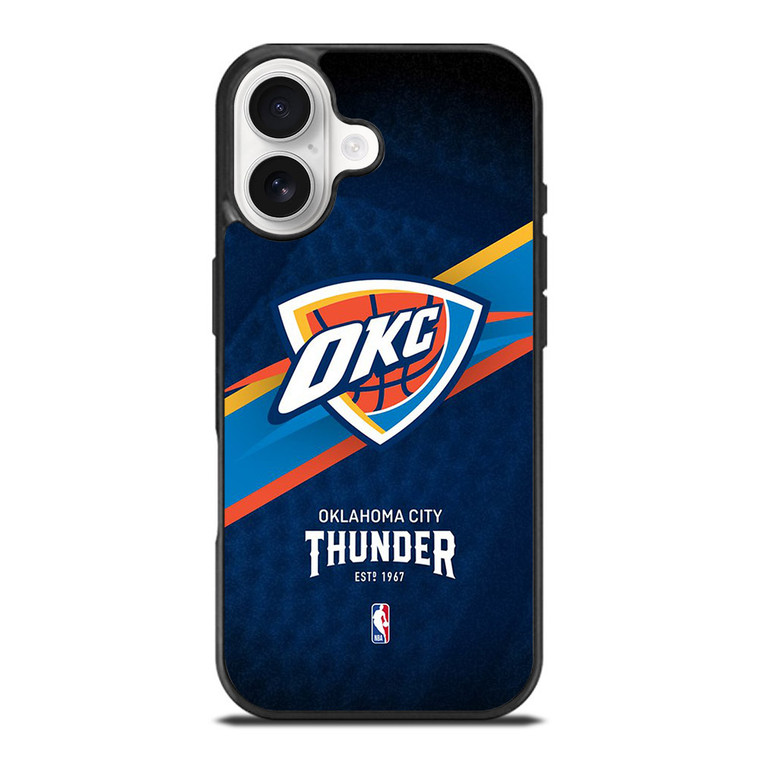 OKLAHOMA CITY THUNDER LOGO 2 iPhone 17 Case