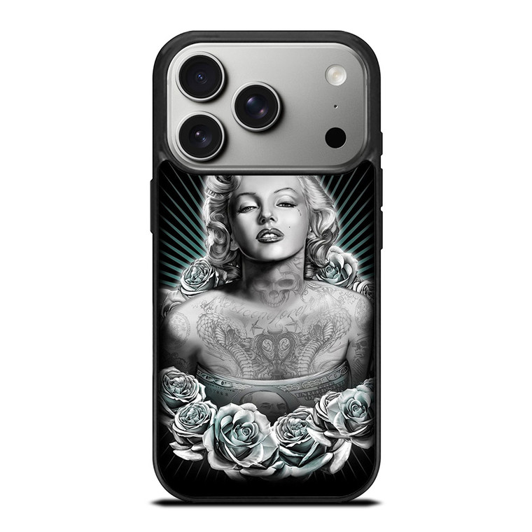 MARILYN MONROE WITH TATTOO iPhone 17 Pro Case