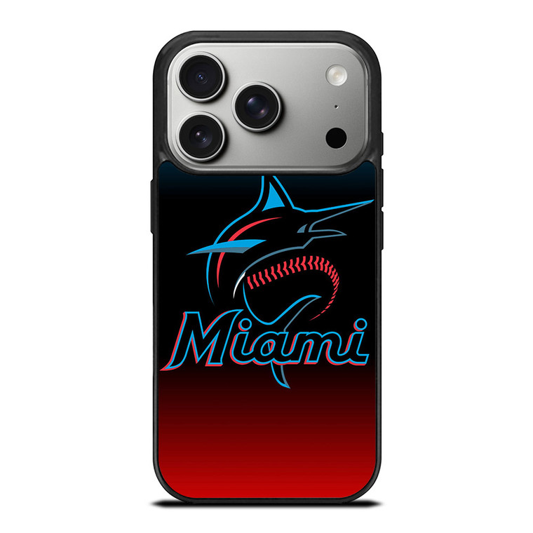 MIAMI MARLINS MLB LOGO iPhone 17 Pro Case