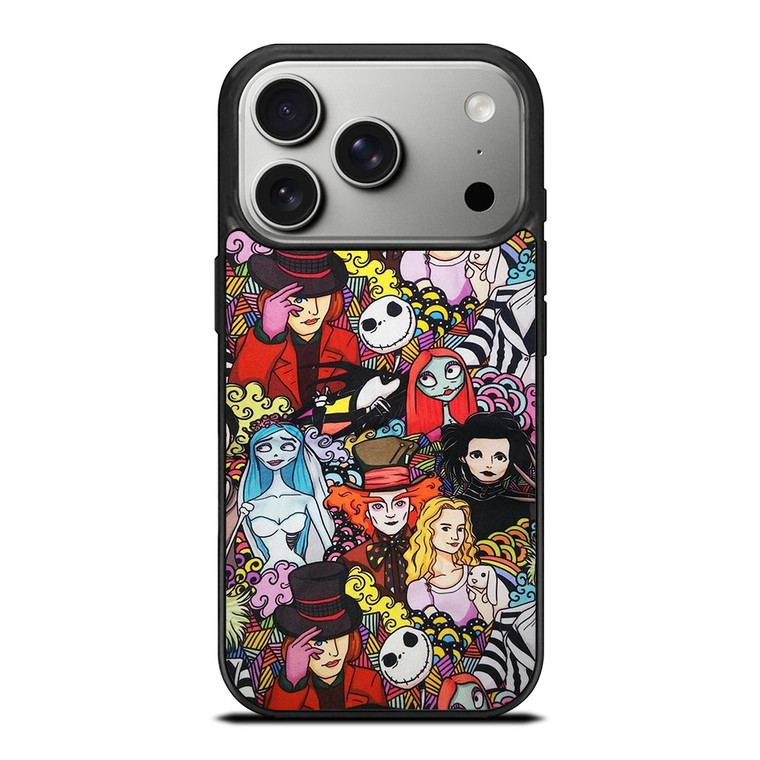 TIM BURTON CHARACTERS iPhone 17 Pro Case